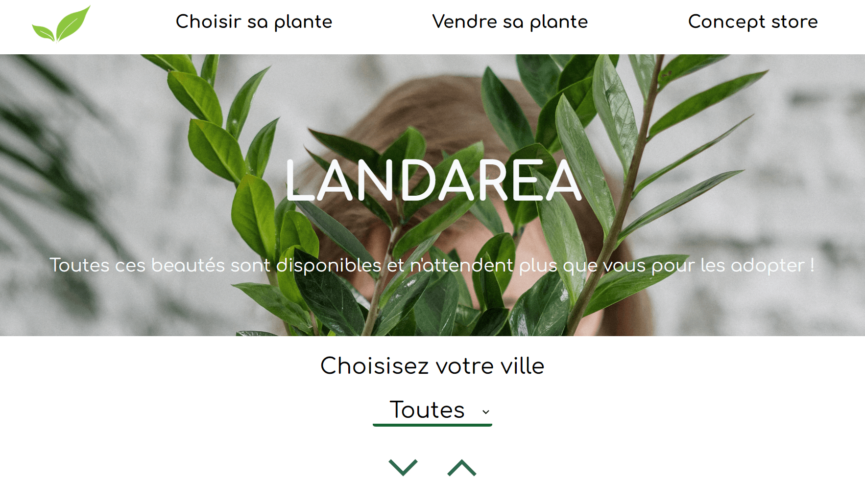 App : vente de plantes